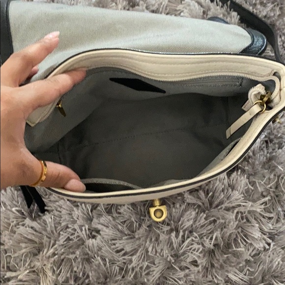 Fossil Cream/Snake Print Crossbody - Picture 13 of 15